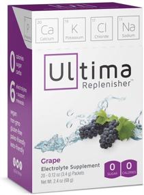 img 4 attached to 🍇 Grape Electrolyte Powder - 20 Count Packets (Pack of 2) for Optimal Hydration and Balanced Electrolyte Replacement