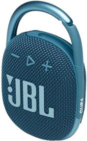 img 3 attached to 🔊 JBL Clip 4: Портативная мини-колонка с Bluetooth, мощным звуком, глубоким басом и защитой IP67 от воды - идеально подходит для дома, отдыха на природе и путешествий (синий)