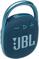 🔊 jbl clip 4: портативная мини-колонка с bluetooth, мощным звуком, глубоким басом и защитой ip67 от воды - идеально подходит для дома, отдыха на природе и путешествий (синий) логотип