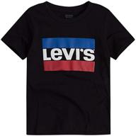 levi's boys' white sportswear graphic t-shirt - clothing for seo logo