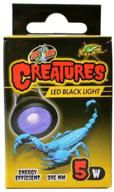 🔦 enhance your creature’s habitat with the zoo med creatures led black light logo