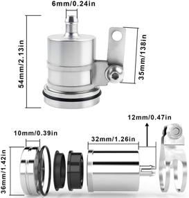 img 2 attached to 🔧 Улучшенный алюминиевый резервуар для тормозов и сцепления для мотоциклов Ducati Monster и Suzuki GSXR