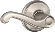 🚪 satin nickel flair passage lever by schlage - perfect for hall/closet doors logo