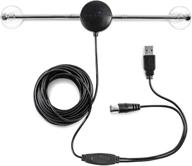 magic stick tv clearstream antenna - amplified with signal booster - indoor/outdoor digital hdtv antenna - adjustable arms for clear hd channels - comes with 20ft cable logo