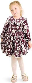 img 3 attached to 👶 Chubbybun Baby Floral Toddler Collar Girls' Clothing