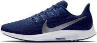 men's athletic shoes: nike pegasus running shoes in metallic silver coastal логотип