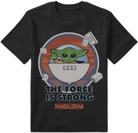 img 2 attached to 🛒 LEGO STAR WARS Mandalorian Graphic Boys' Clothing: Tops, Tees & Shirts