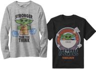🛒 lego star wars mandalorian graphic boys' clothing: tops, tees & shirts logo