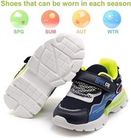 img 1 attached to 👟 Lightweight Breathable Athletic Sneakers for Girls - Running Shoes