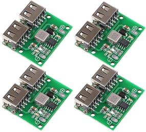 img 4 attached to 🔌 MakerHawk USB DC-DC токо-напряжения Buck регулятор Step Down модуль питания - 9V 12V 24V к 5V Двойной USB выход - Buck напряженный модуль 3A, 6-26V, Автомобильное зарядное устройство Зарядное устройство (4 шт.)