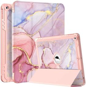 img 3 attached to 📱 PIXIU iPad 10.2 Case with Pencil Holder 2021-2020 Release - Full Body Protection for iPad 9th/8th/7th Generation - Filio Smart Case Cover with Wake/Sleep Feature