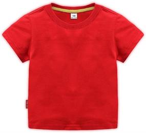 img 1 attached to Motecity Fashion Little Summer T Shirt Boys' Clothing and Tops, Tees & Shirts