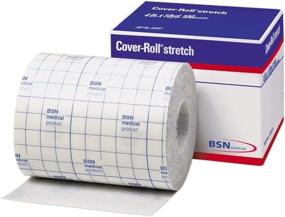 img 1 attached to 🩹 4"x10 Yards Non-Woven Adhesive Bandage - Cover-Roll Stretch