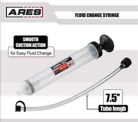 img 3 attached to 🔧 ARES 70920 - Fluid Change Syringe - Effortless Fluid Extraction - Perfect for Power Steering Fluid, Brake Fluid Extraction and More - 200cc Maximum Capacity