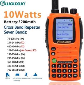 img 3 attached to 📻 Wouxun KG-UV9D Mate: Ultimate 7-Band Portable Radio with Air Band & Repeater - Upgraded KG-UV9D Plus 2-Way Radio