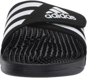 img 3 attached to 👟 Adidas Women's Adissage White Black Shoes: Sleek and Athletic Footwear for Active Women