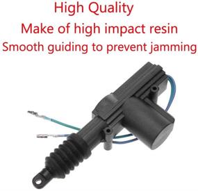 img 1 attached to ESUPPORT Universal Car Heavy Duty High Power Door Lock Actuator 2 Wire 12V - Pack of 2: Ultimate Door Locking Solution for Your Vehicle