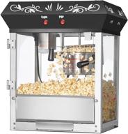 🍿 upgrade your popcorn game with the 6111 great northern popcorn black foundation top popcorn popper machine! логотип