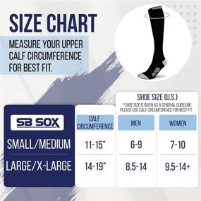 img 1 attached to 🧦 SB SOX Lite Compression Socks (15-20 mmHg) - Ultimate Comfort Socks for Men & Women, Ideal for Extended Daily Wear!