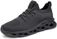 👟 uubaris men's road running shoes: breathable blade sneaker for non slip athletic walking logo