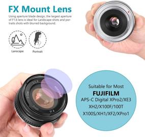 img 1 attached to Совместимая с Neewer Aperture беззеркальная камера Fujifilm