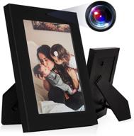 📸 undetectable hidden camera photo frame: hd 960p mini spy camera video recorder with wireless nanny camera motion detection - home office security secret surveillance picture frame | no wifi required logo
