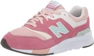 kids' 997h v1 lace-up sneaker by new balance logo