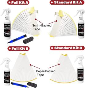 img 3 attached to 🏌️ EAGLE WORK Golf Grip Kits: Choose from Standard or Full Kits A/B, with Grip Tape and Solvent Included