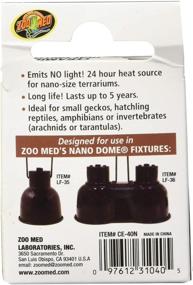 img 1 attached to 🔥 Powerful 40W Nano Ceramic Heat Emitter by Zoo Med Labs: A Top-Notch Heating Solution