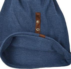 img 2 attached to 🧢 VECRY Men's Oversize Slouch Beanie: Stay Stylish with a Large Baggy Hat