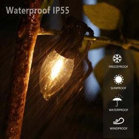 img 1 attached to 🔒 Superior Waterproof Replacement Candelabra Chandelier Equivalent: Ultimate Durability and All-Weather Protection