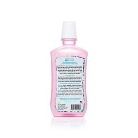 img 1 attached to Spry Kids Mouthwash: Xylitol Alcohol-Free Mouthwash with Enamel Support, Natural Bubble Gum Flavor - 16 fl oz