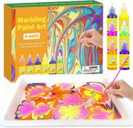 🎨 creative mfjl marbling paint crafts for kids - unleash imaginations and make stunning artwork! логотип