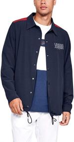 img 1 attached to Under Armour Baseline Coaches Jacket Men's Clothing for Active