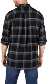 img 3 attached to Dickies Sleeve Flannel Shirt 3X Large Men's Clothing