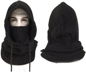 img 4 attached to Winter Hat for Men with Adjustable Balaclava and Face Mask – BINE Hats