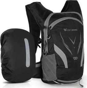 img 4 attached to 🎒 15L Hydration Backpack with Rain Cover - Lightweight Running Backpack for Hiking by CYCLESPEED