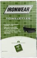 👓 ironwear lens cleaning towelettes - individually wrapped, 100 count (model: 3990) logo