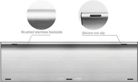 img 3 attached to Всё в нержавеющей стали беспроводная клавиатура Allife Ultra Slim для компьютера/настольного ПК/ноутбука/планшета Surface/умного ТВ 🖥️ и Windows 10/8/7 – полноразмерная с цифровым блоком и аккумулятором для зарядки.
