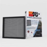 enhance cabin air quality with k&amp;n premium cabin air filter for toyota/subaru/land rover/jaguar/lexus/scion: high performance, washable, clean airflow (vf2000) logo