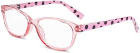 img 1 attached to 👓 EYEGUARD Polka Dot Fashion Women's Reading Glasses - Pack of 4 Pairs with Spring Hinges