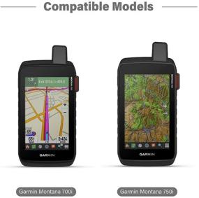 img 3 attached to 📱 Прочный силиконовый защитный чехол для Garmin Montana 750i/700i - Надежные аксессуары для навигатора