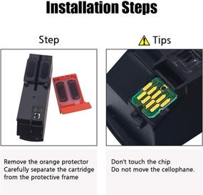 img 2 attached to 🖨️ NoahArk 2-Pack Remanufactured Ink Cartridge Replacement for Epson 273XL 273 XL T273XL Expression Premium XP-520 XP-800 XP-600 XP-610 XP-620 XP-820 XP-810 Printer - 2 Black