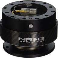 💥 nrg innovations srk-200cf быстроразъем (черное тело / черное кольцо из углеродного волокна): улучшенная версия 2.0 логотип