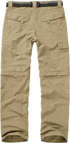 img 3 attached to 👖 Men's Outdoor Hiking Pants | Scout Convertible Cargo | Lightweight, Quick-Dry & Breathable Shorts for Fishing, Safari, and More