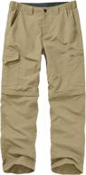 👖 men's outdoor hiking pants | scout convertible cargo | lightweight, quick-dry & breathable shorts for fishing, safari, and more логотип