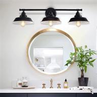 🚥 heircido industrial wall sconce - stylish matte black bathroom light fixtures логотип