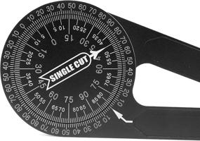 img 1 attached to 📐 Accurate Measurement Made Easy: Discover the WEN ME175P 7.25 Inch Laser Engraved Protractor