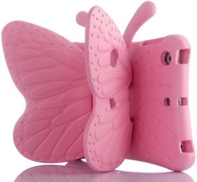 img 2 attached to ER CHEN Kids Pink Butterfly Design 🦋 Shockproof EVA Foam Series Case for iPad 2/3/4