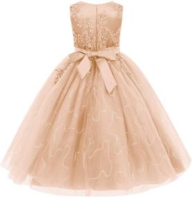 img 3 attached to Girls' Special Occasion Dresses: Wedding, Bridesmaid, Princess, Communion, Birthday Clothing